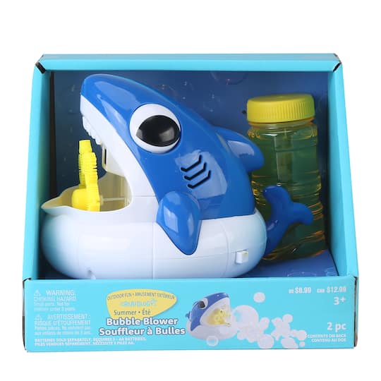 Summer Outdoor Shark Bubble Blower by Creatology™